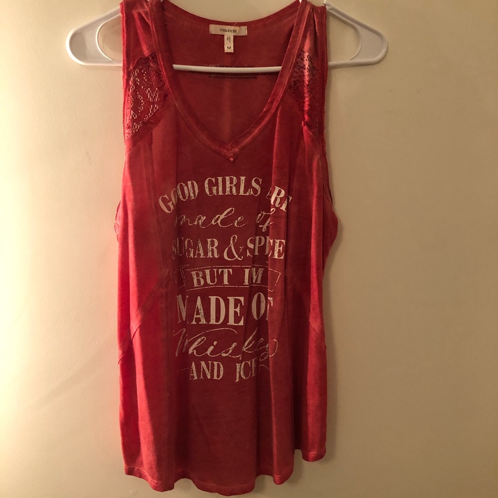 Sugar and Spice Whiskey and Ice Tank Top